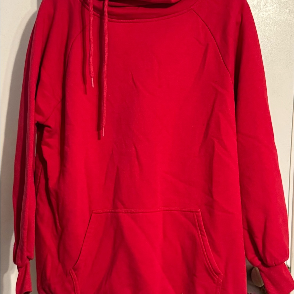 Red Hoodie with Front Pocket